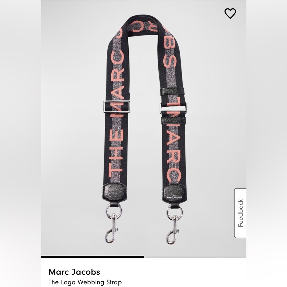 Marc Jacobs The Logo Webbing Strap